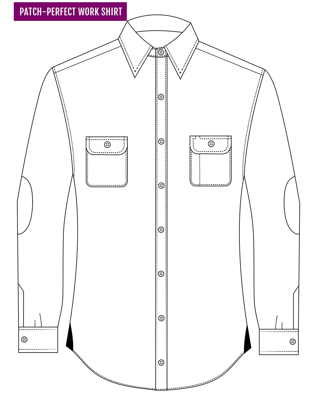 Red Bronze Navy Tattersall Flannel Work Shirt - 7