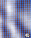 Blue Brown White Gingham Checks