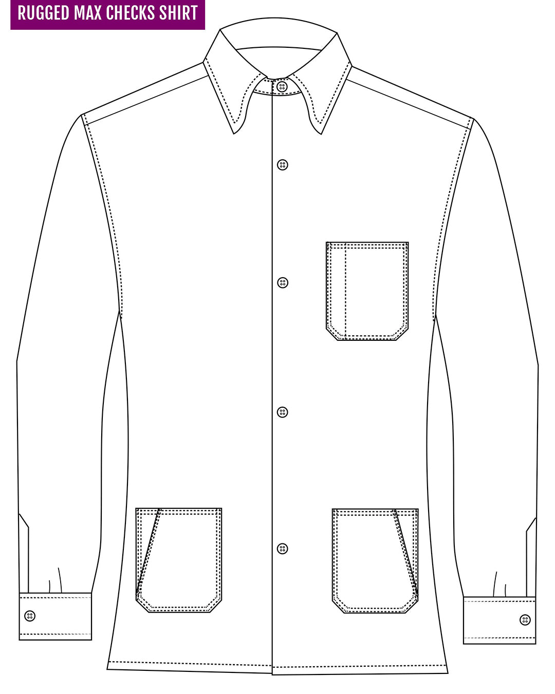 Red Twill Flannel Work Shirt - 8