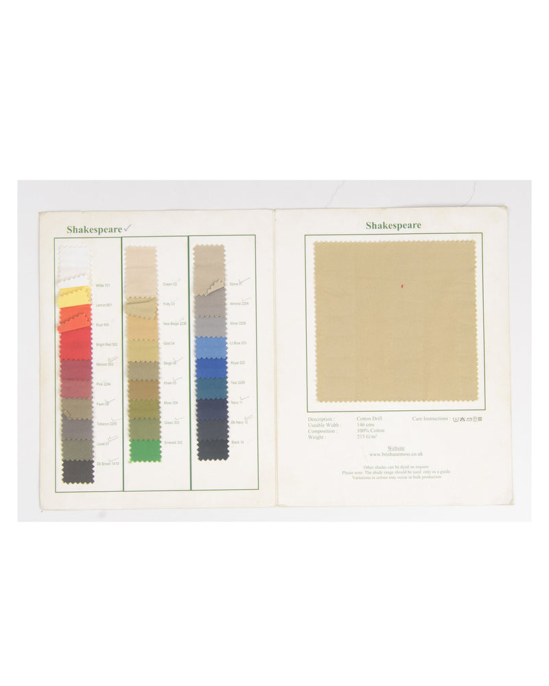 Brisbane Moss Drab Green Twill