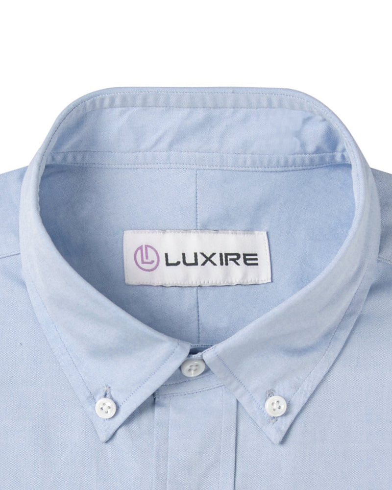 Blue Pinpoint Oxford