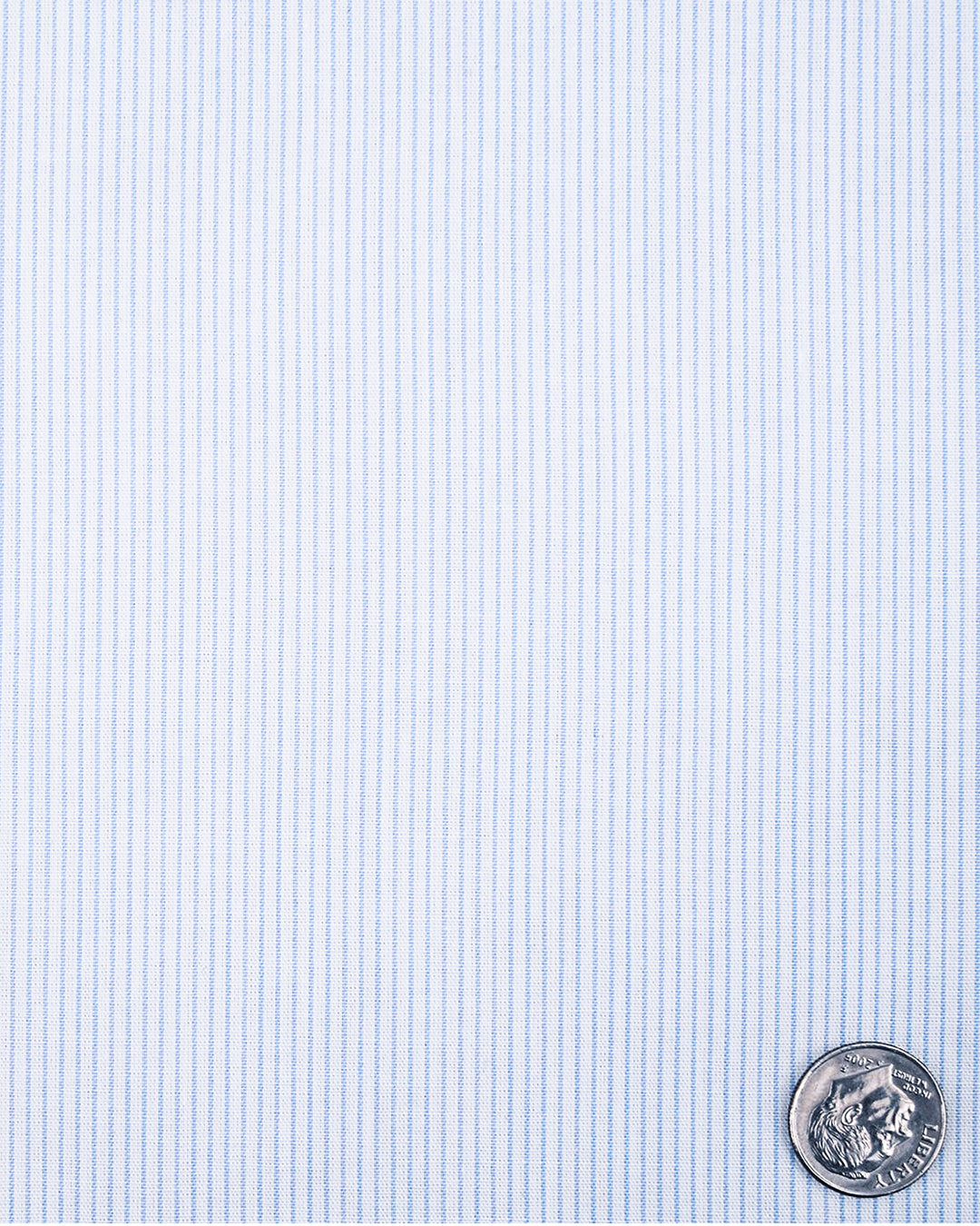 Blue Pinstripes Dress Shirt - 4