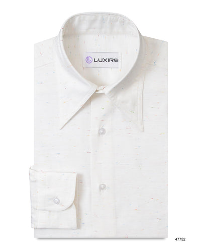 Zambiati White With Multi Color Slubs