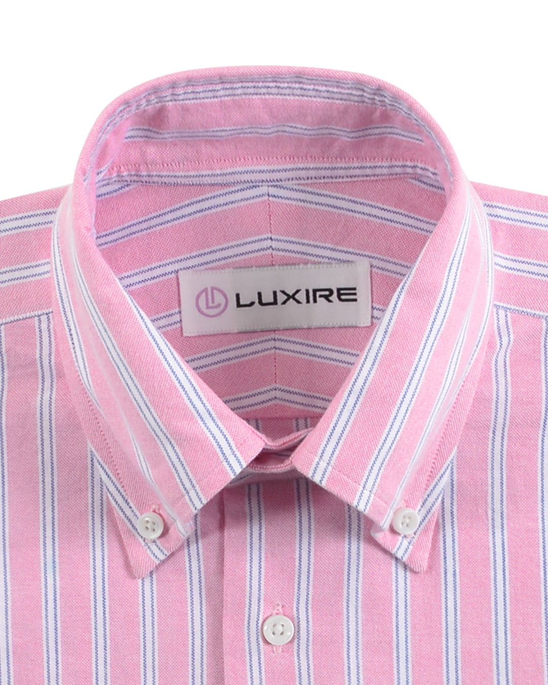 Classic Oxford: Pink with White Stripes - 2