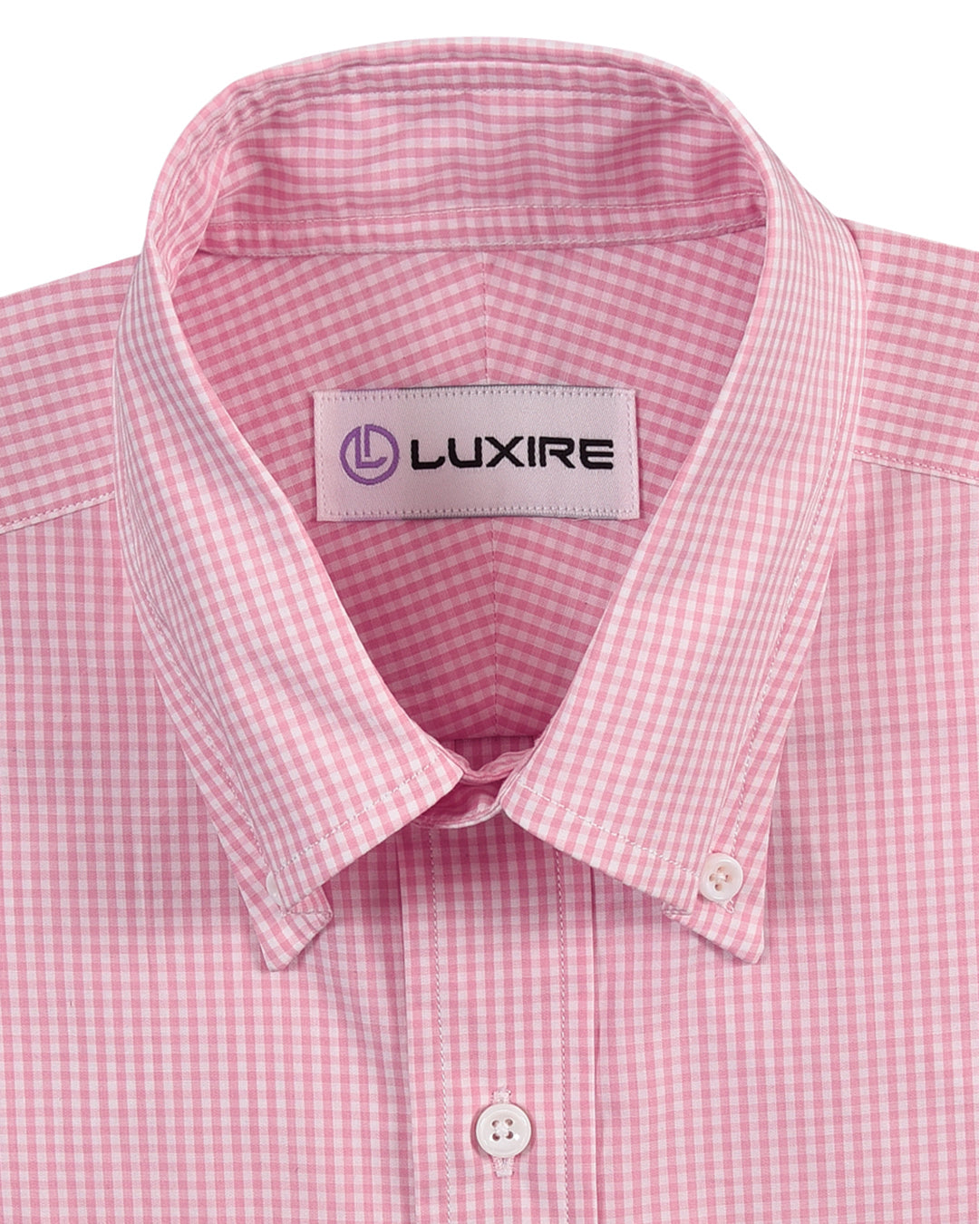 Pink White Gingham - 2