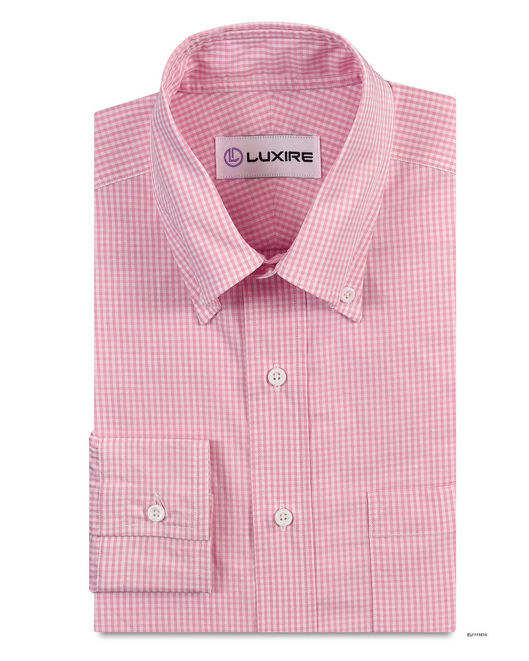 Pink White Gingham - 1