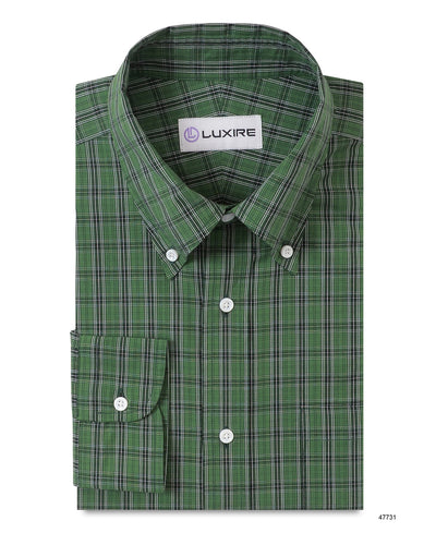 Green Black Tattersall Checks