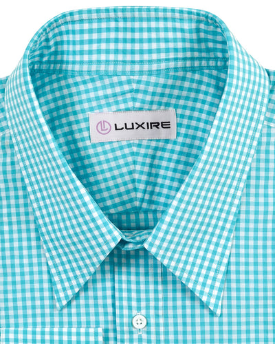 Monti - Moss Green Gingham Shirt