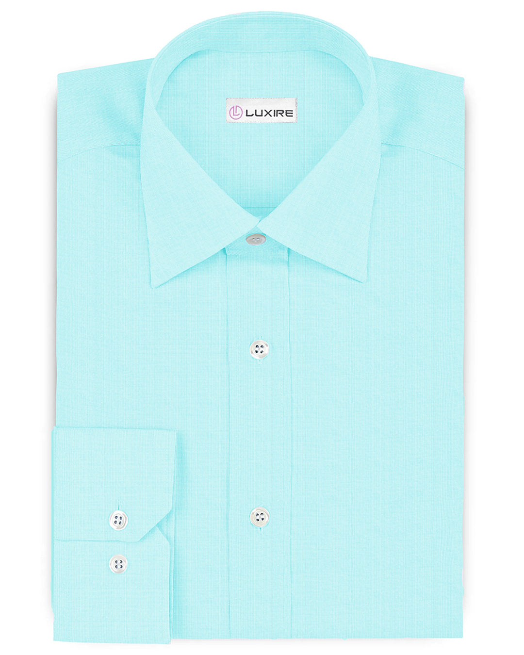 Soft Aqua Blue End On End - 1