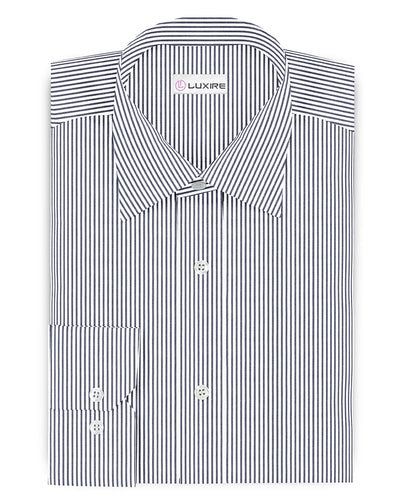 Navy Rope Stripes Shirt