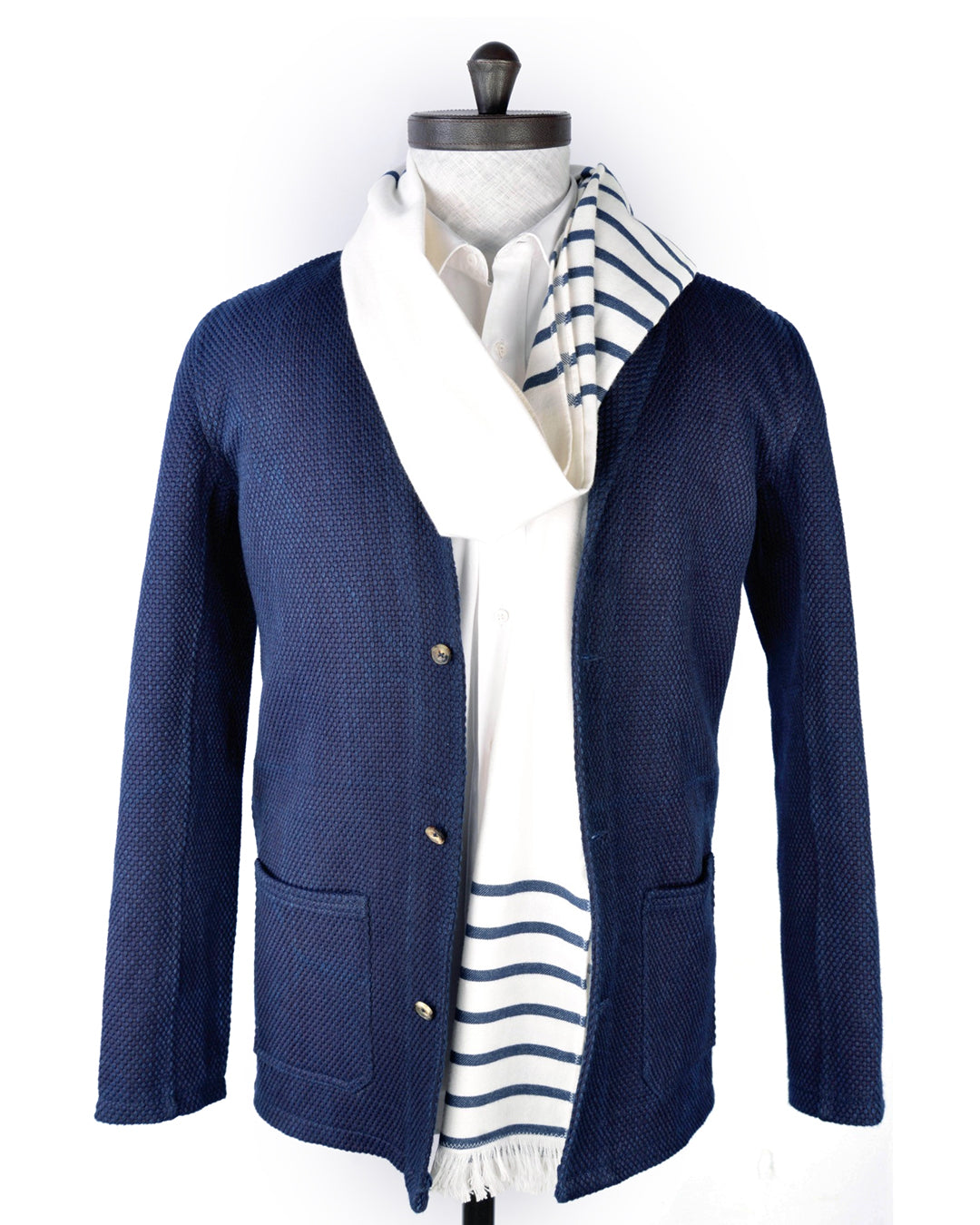 Indigo Heavy Sashiko Jacket - 6