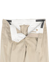 Soft Cream Cotton Twill Pant