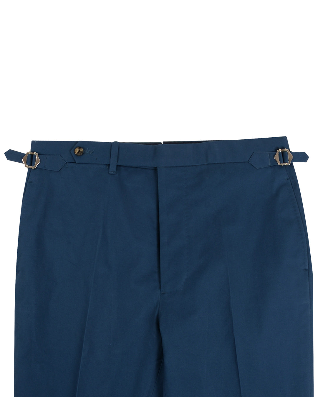 Soft Dark Blue Stretch Twill Pants - 2