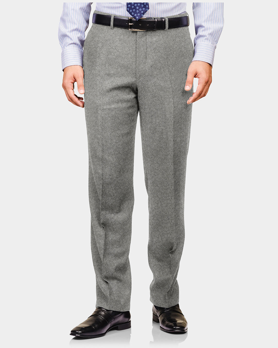 Minnis Flannel: Light Grey Twill Pants - 2