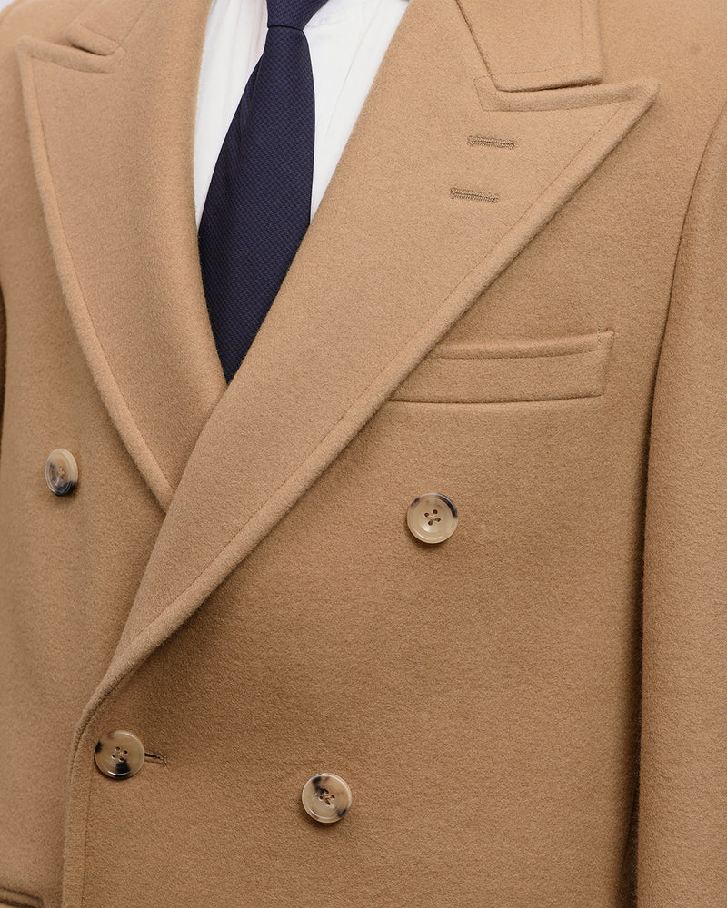 Luxire Camel Wool Over Coat