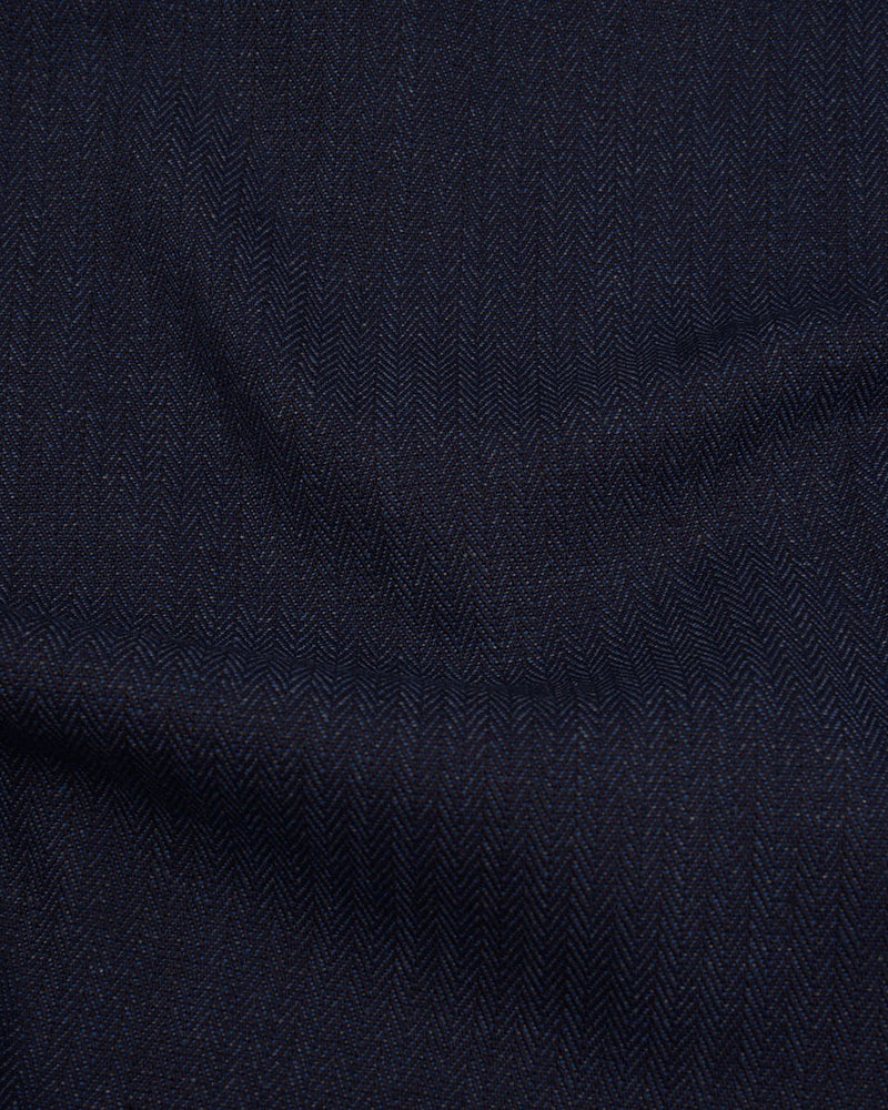 Noragi in Indigo Herringbone