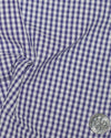 Blue/Purple Small Gingham Seersucker