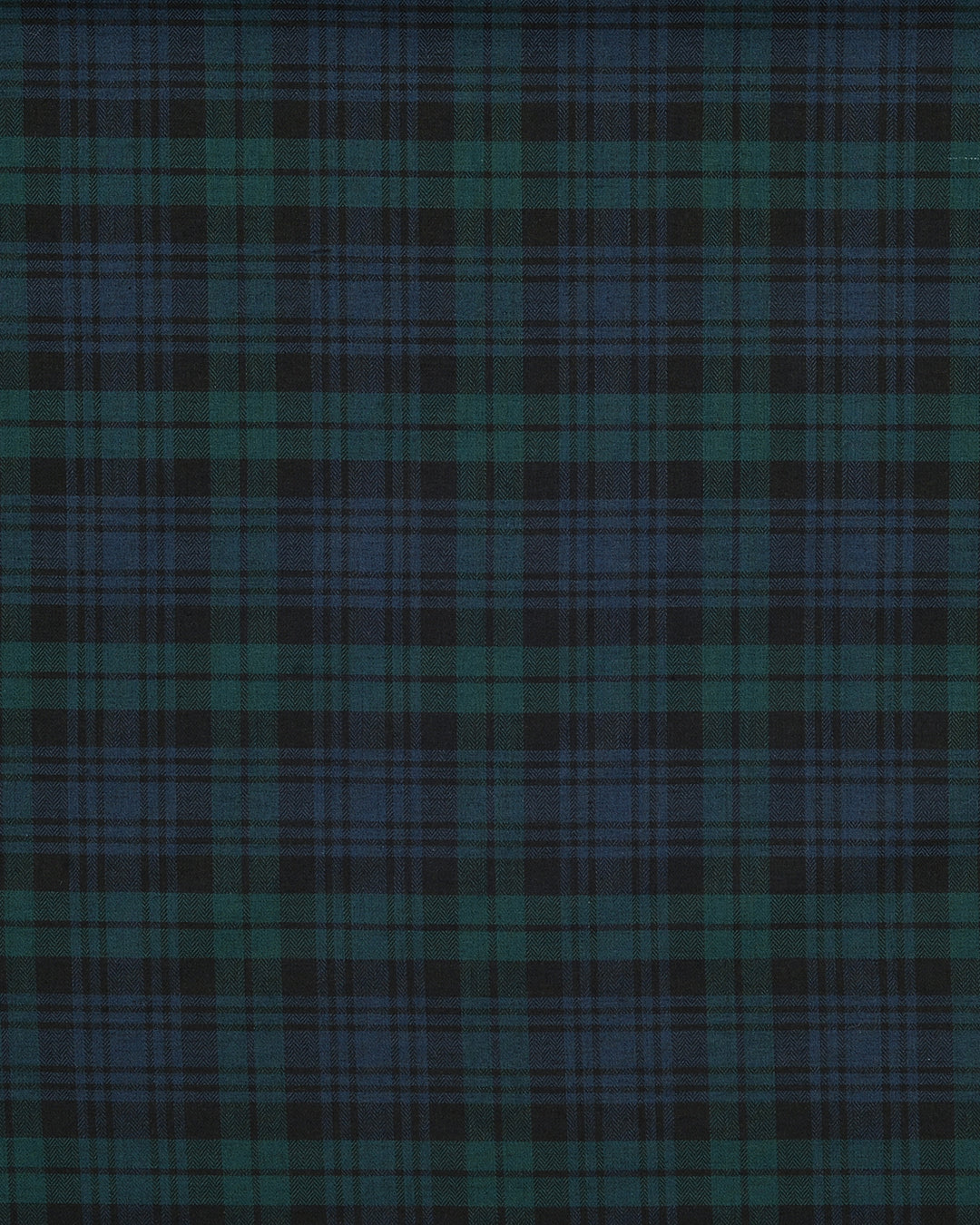 Blue and Green Herringbone Shirt