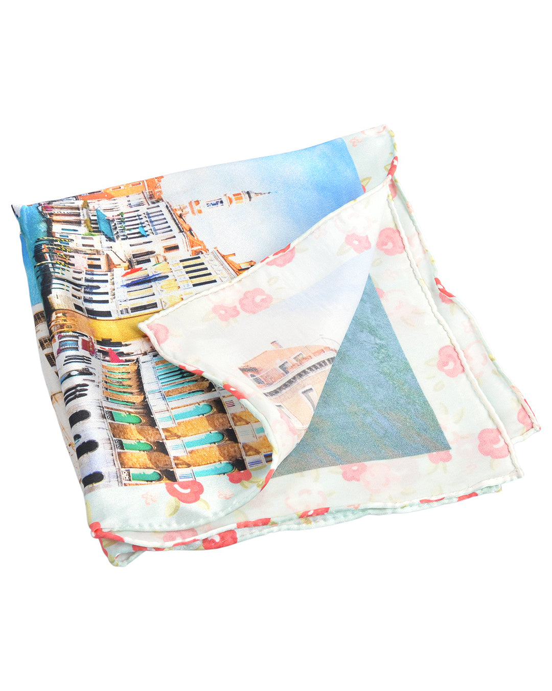 Pocket Square- Venice Blue Water - 2
