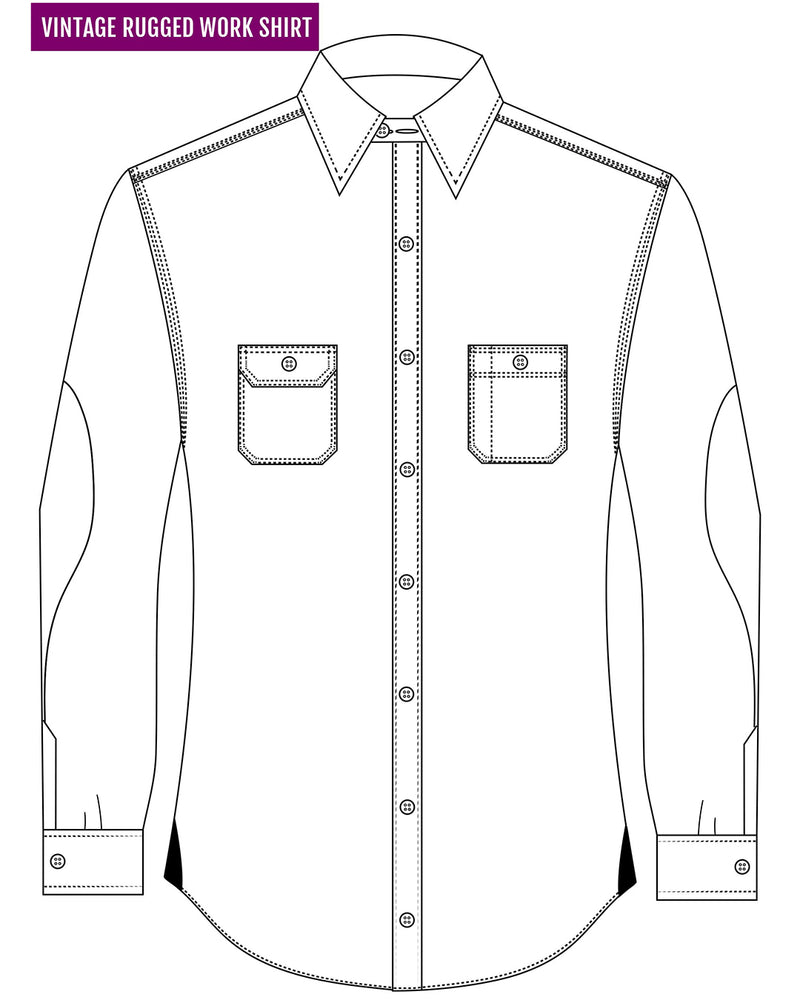 Mini Nightshadow Grey Gingham Flannel Work Shirt