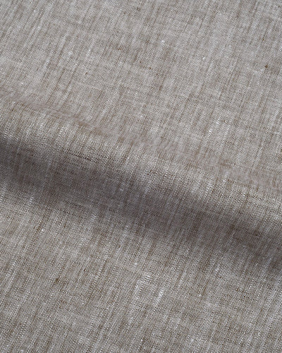 Camp collar PRESET STYLE in Brown Linen