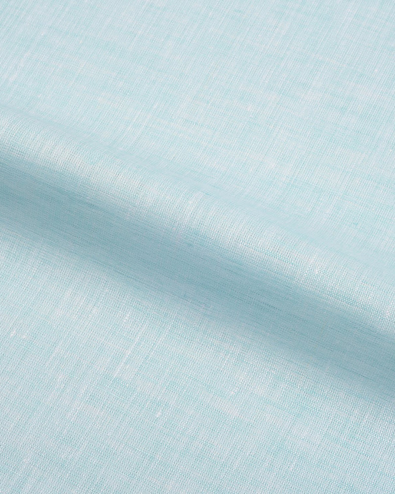 Camp collar PRESET STYLE in Sea Green Linen