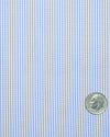 Blue on White Pin Stripes Dress Shirt