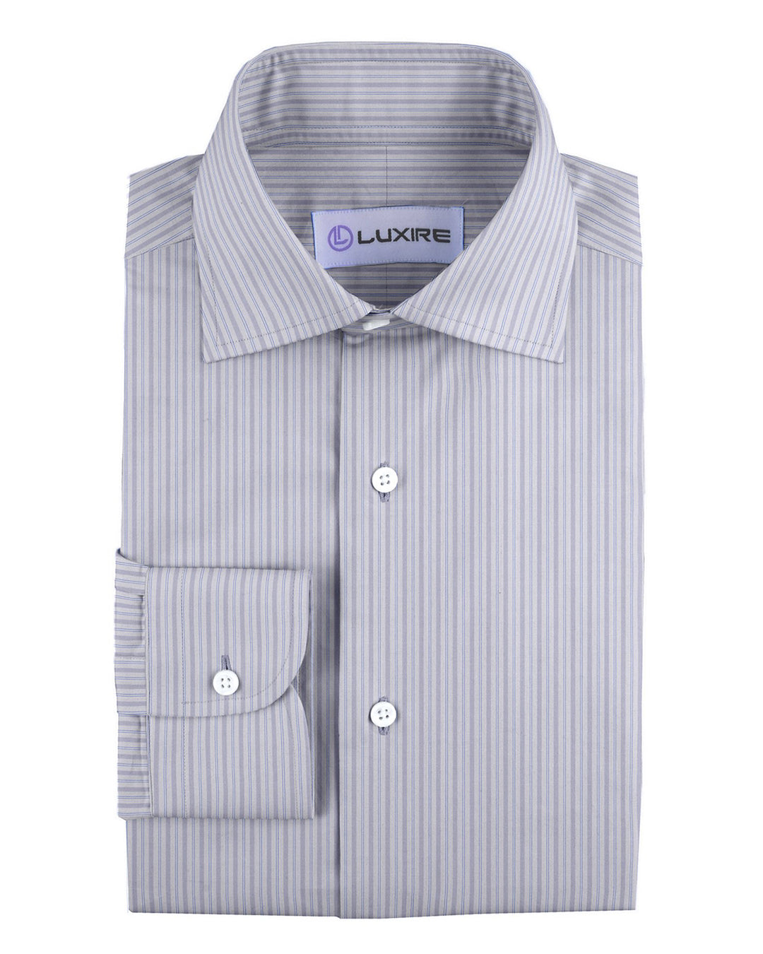 Alumo Grey and Blue Alternate Stripes - 1