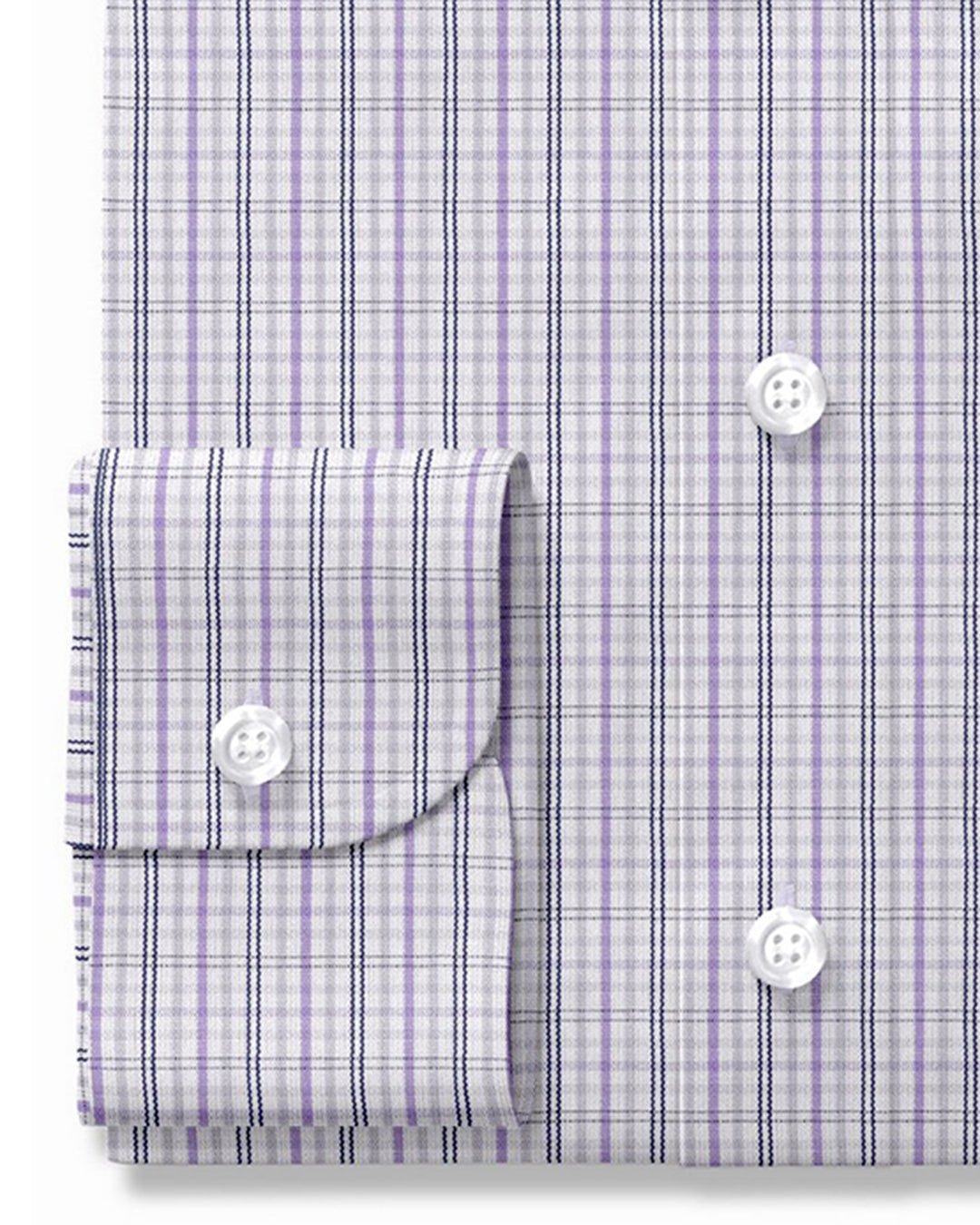 Alumo Navy and Purple Tattersall Checks - 3