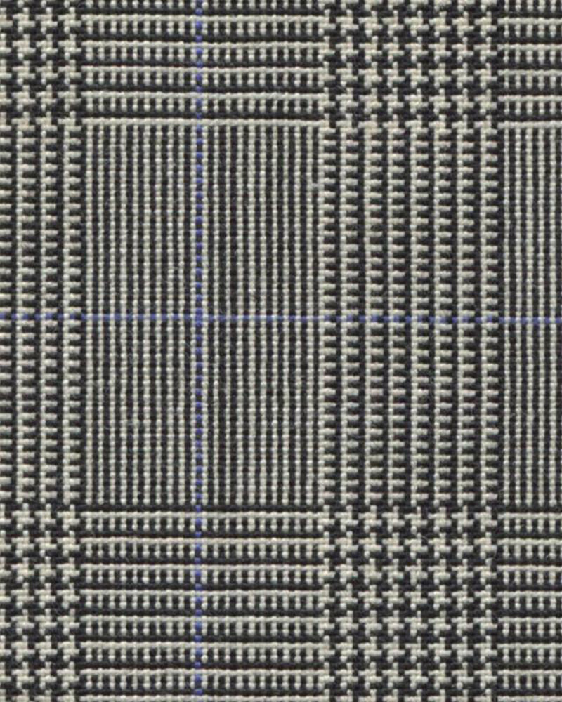 Holland & Sherry Crispaire Black and White Prince of Wales Check