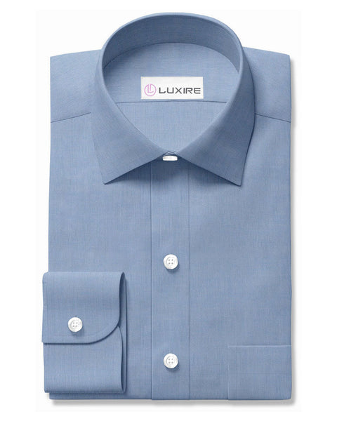 Sky Blue Pinpoint Oxford