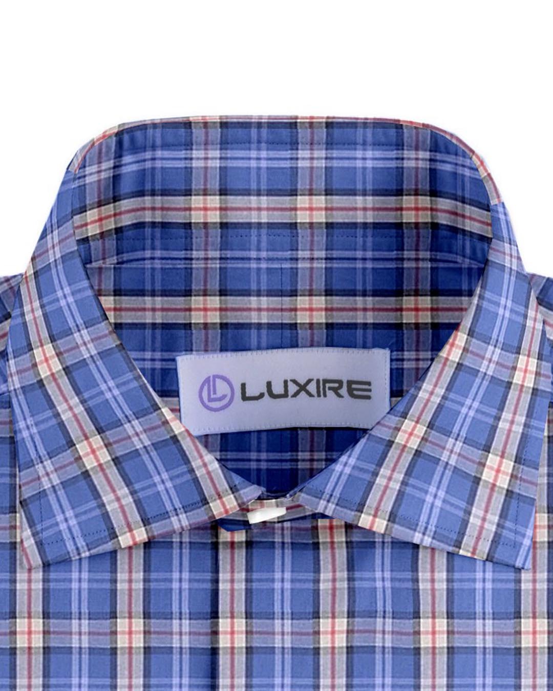 Blue Cream Red Tartan Checks - 2