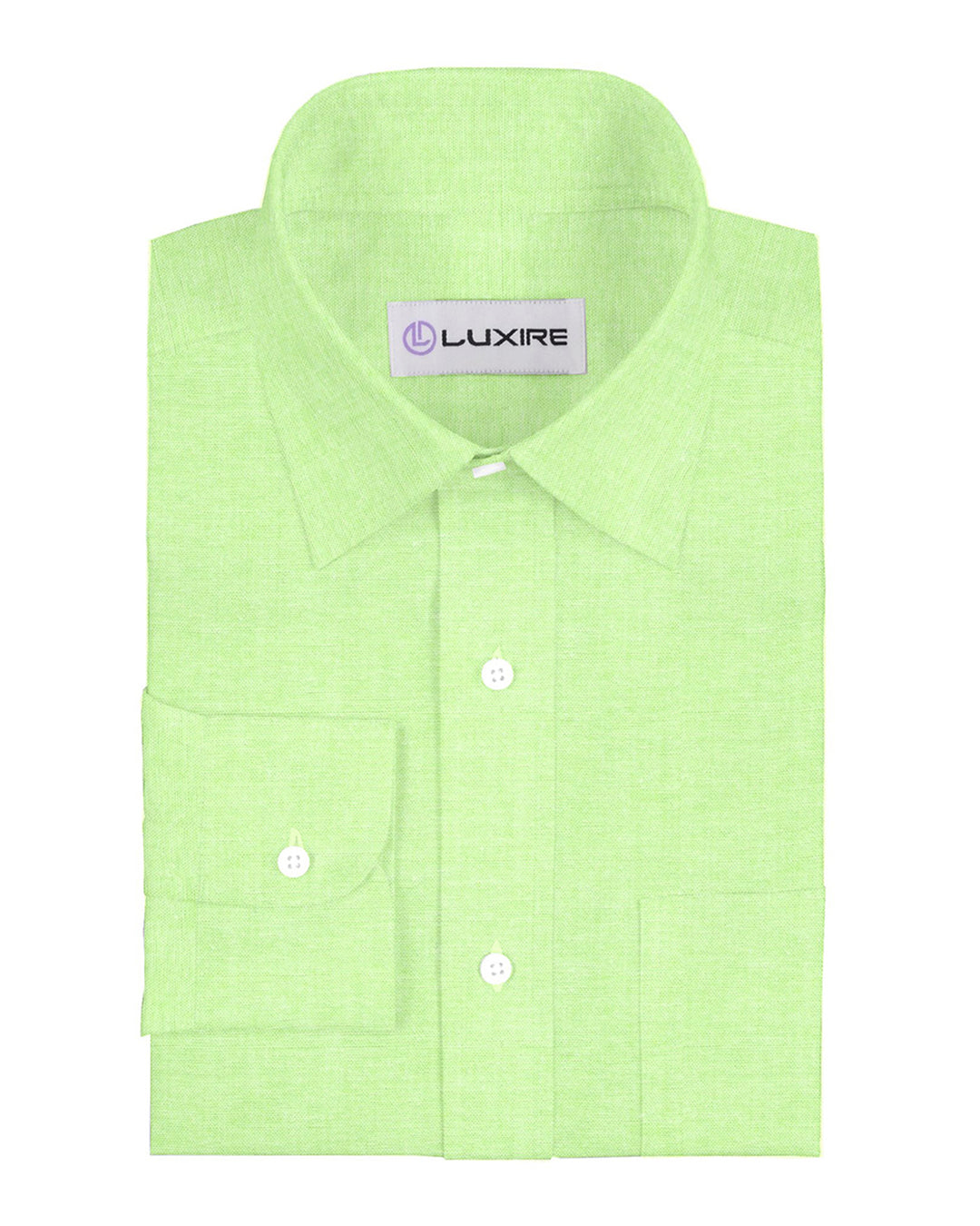 Brisbane Moss Chambray - Green - 1