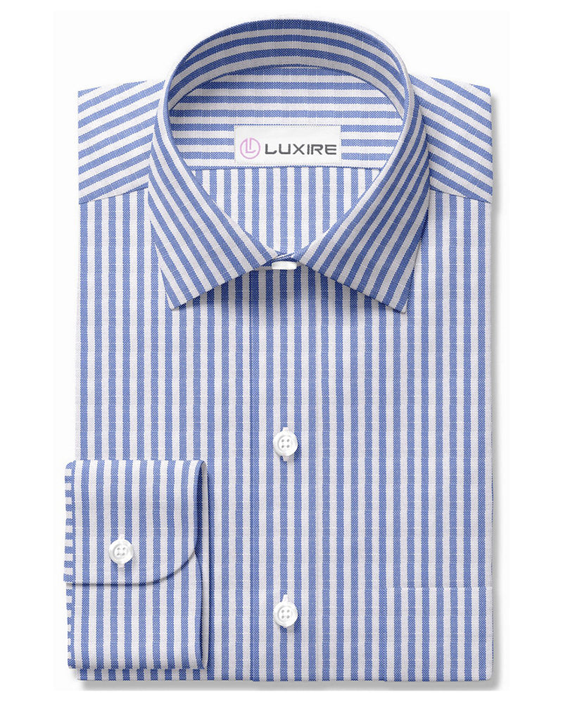 Canclini Blue Candy Stripes Shirt