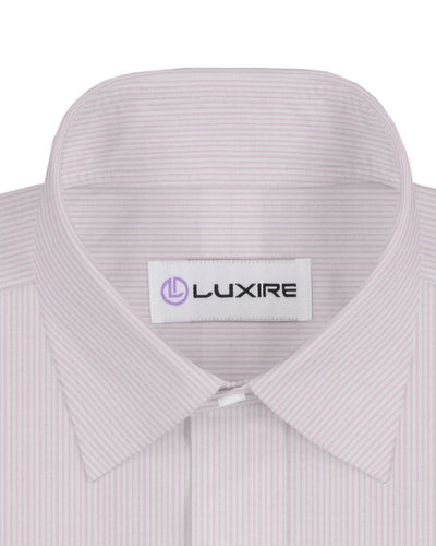 Blush Pink White Candy Stripes Shirt