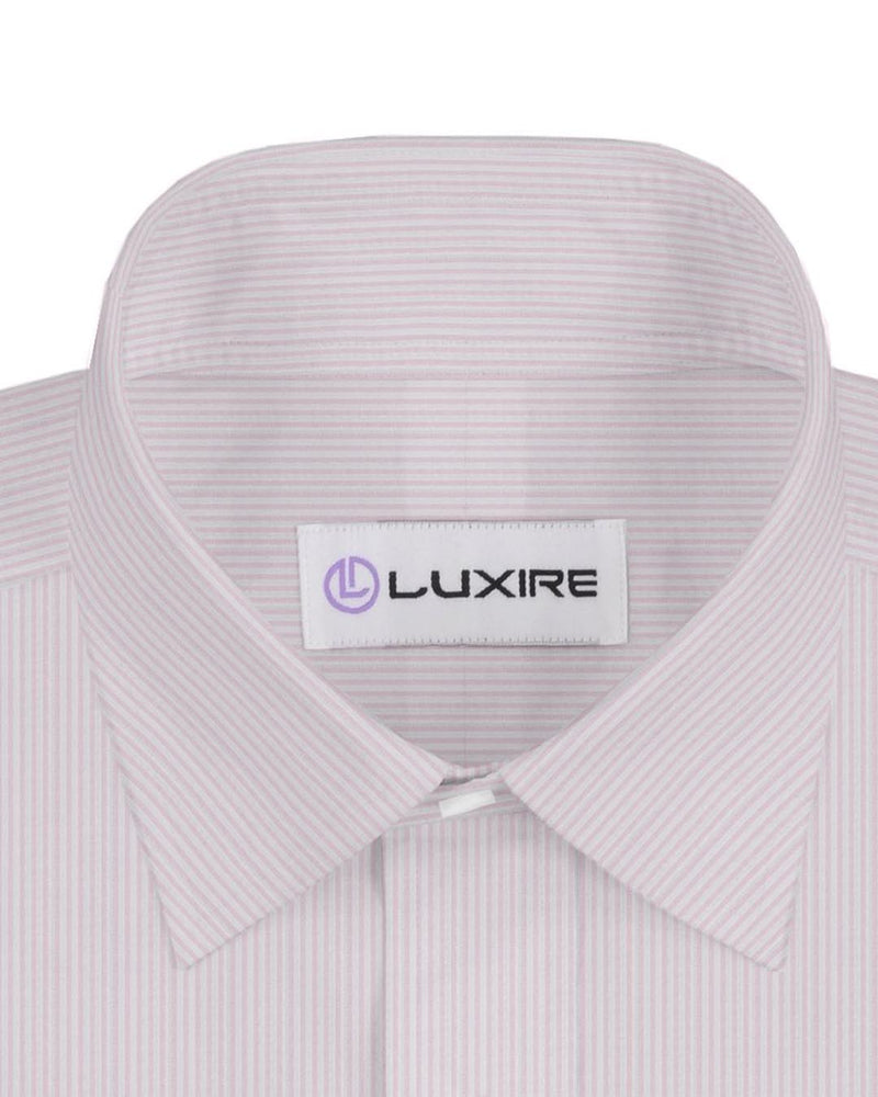 Blush Pink White Candy Stripes Shirt