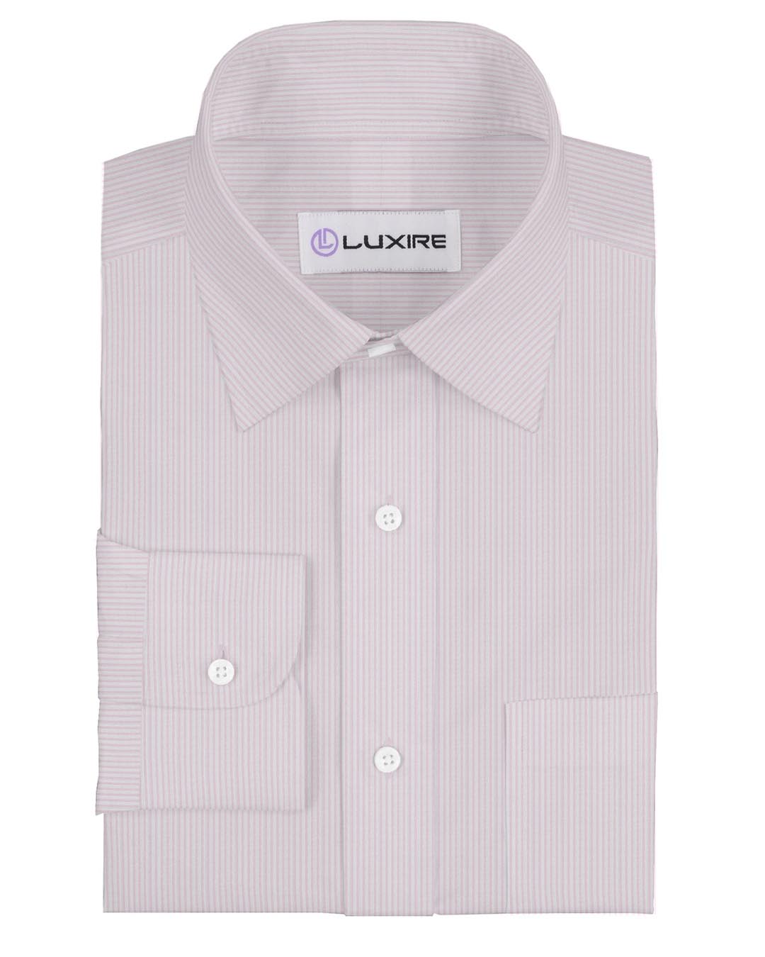 Blush Pink White Candy Stripes Shirt - 1