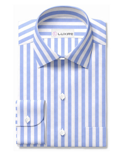 Canclini Squire London Easy Plus: Light Blue Bengal Stripes