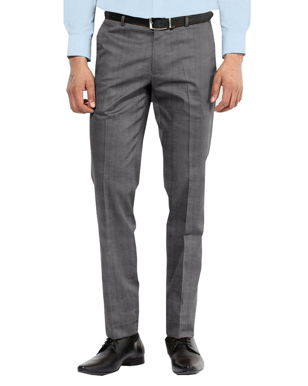 Dugdale Silver & Grey Herringbone - 1