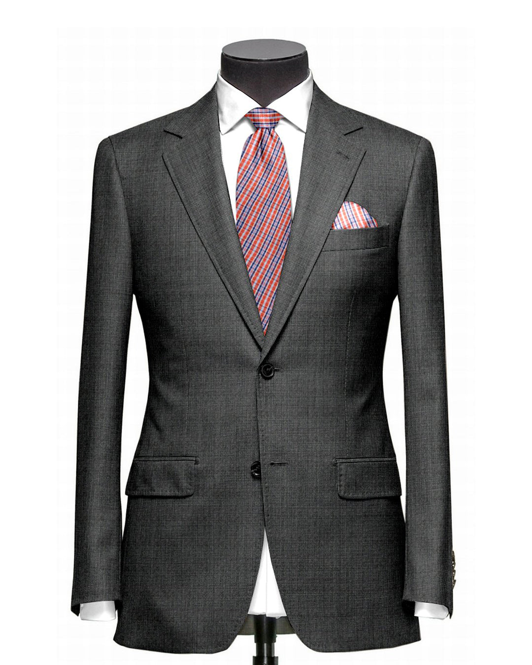 Dugdale Fine Worsted - Grey Textured Plain - 1