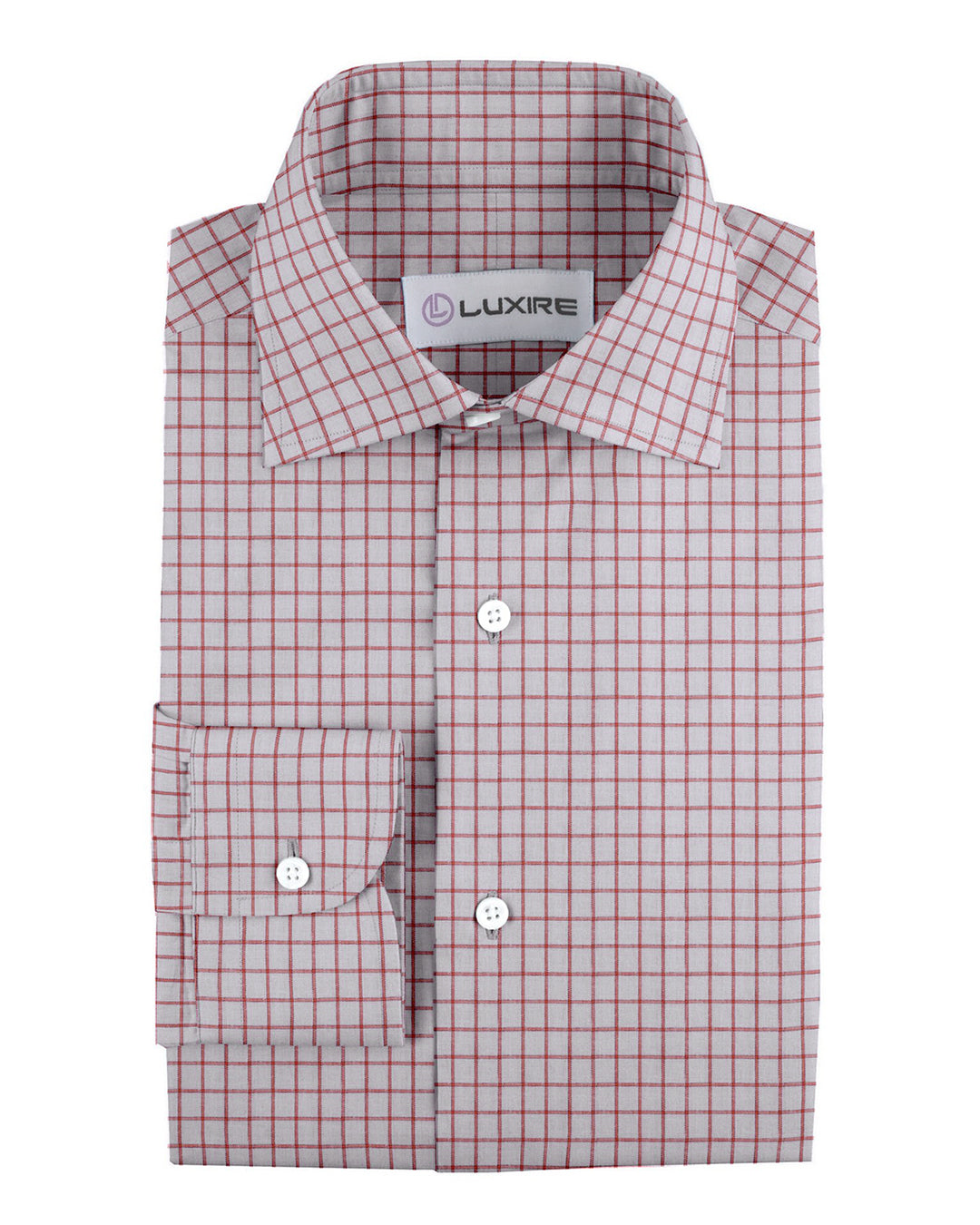 Linen: Red Graph Checks - 1