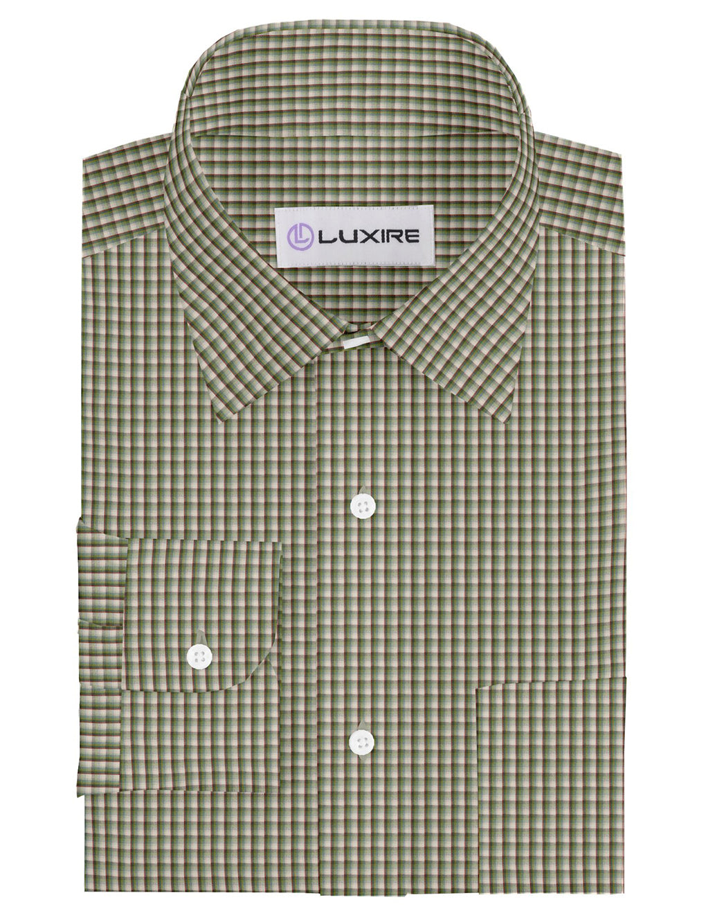 Green Shawdow Stripes Checks - 1