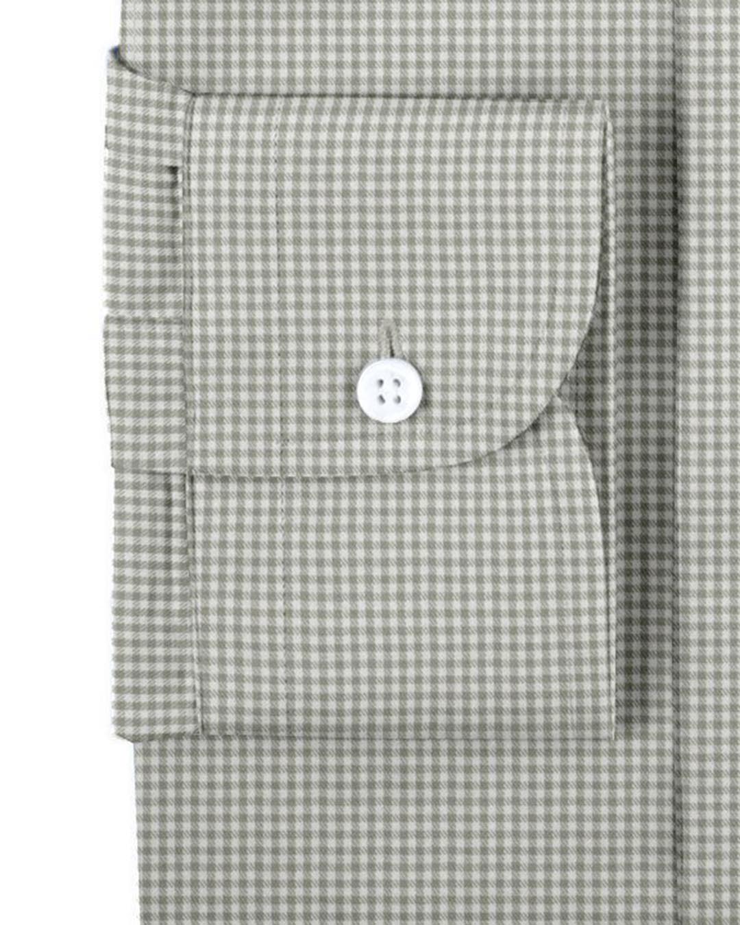 Monti Grey Micro Gingham Twill - 2