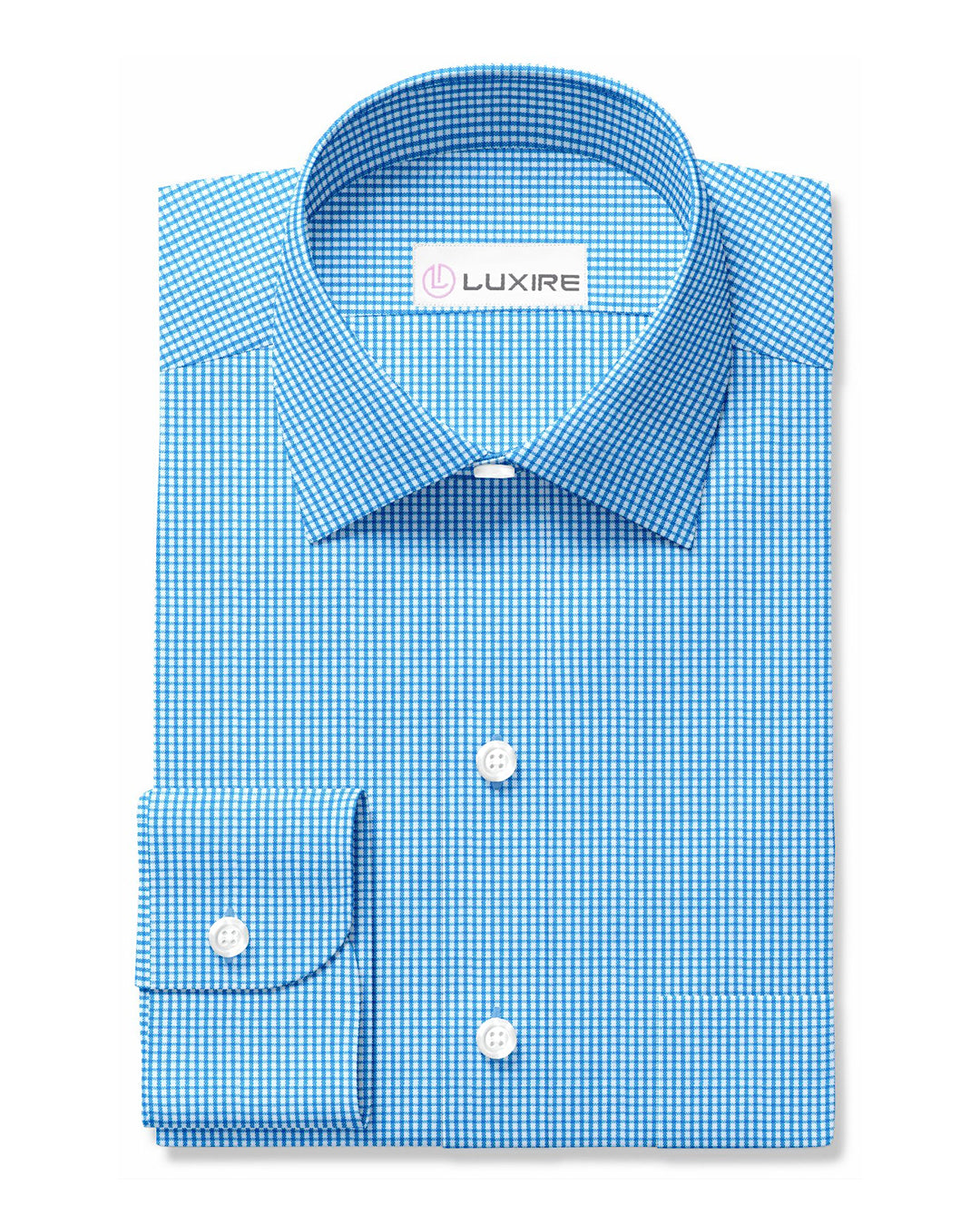 Blue Micro Checks - 1