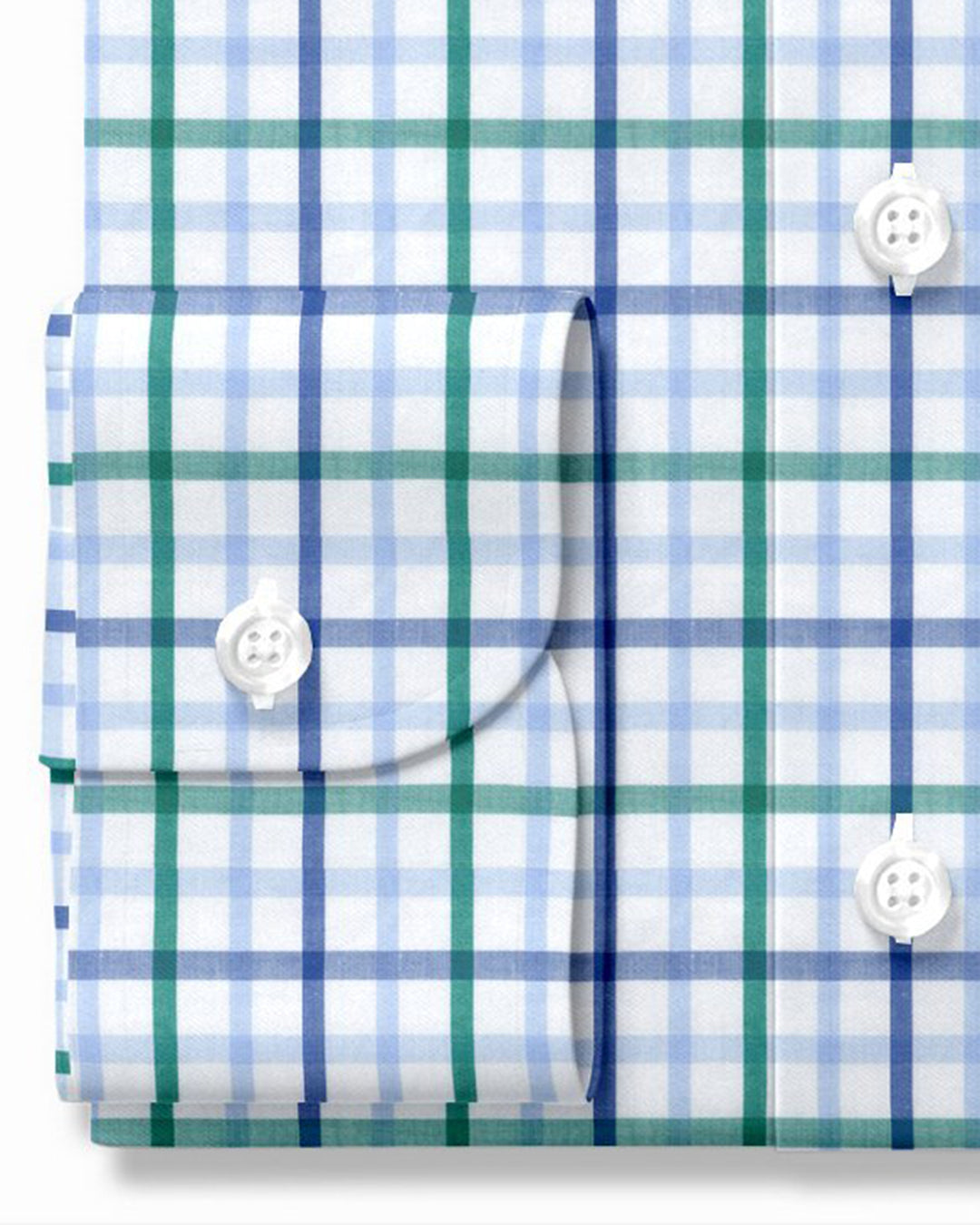 Green Blue Large Tattersall - 3