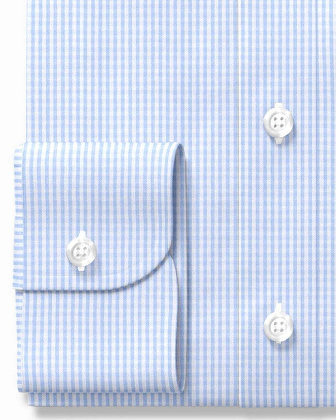 Pale Blue Micro Gingham - 3