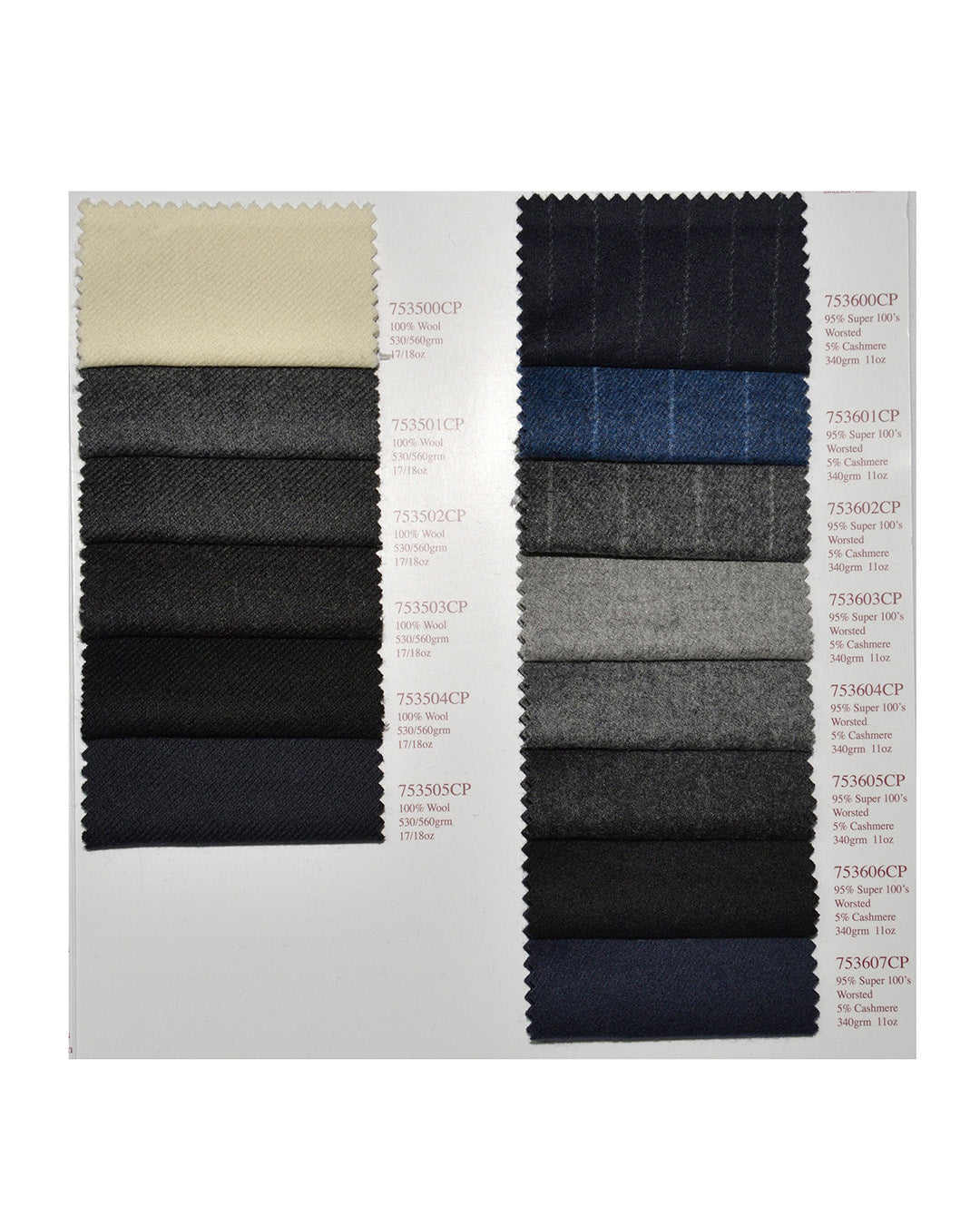 Holland Sherry Classic Worsted Flannel Dark Grey With Light Grey Flannel - 9