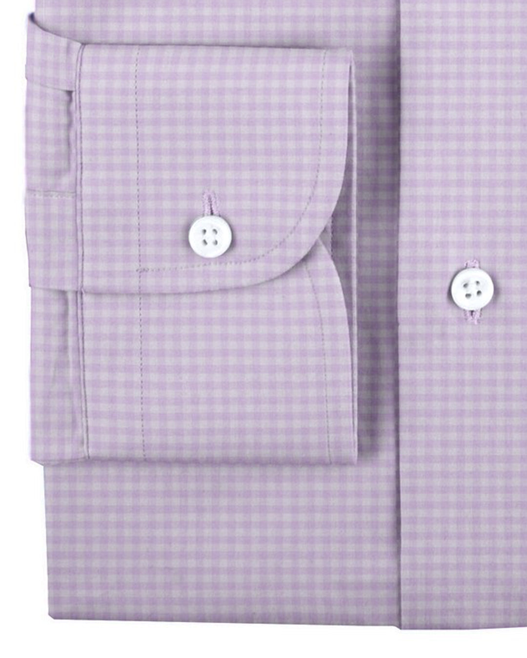 Albini: Light Violaceous Gingham Checks - 2