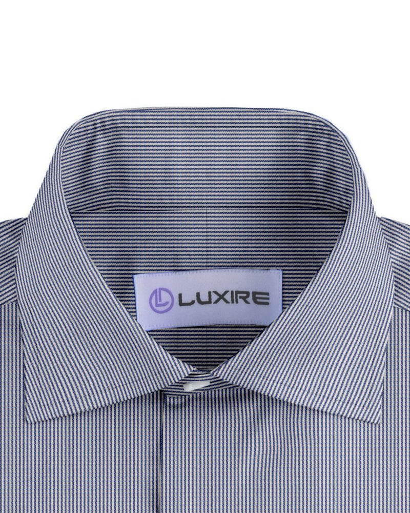 Albini: Dark Blue Dress Stripe