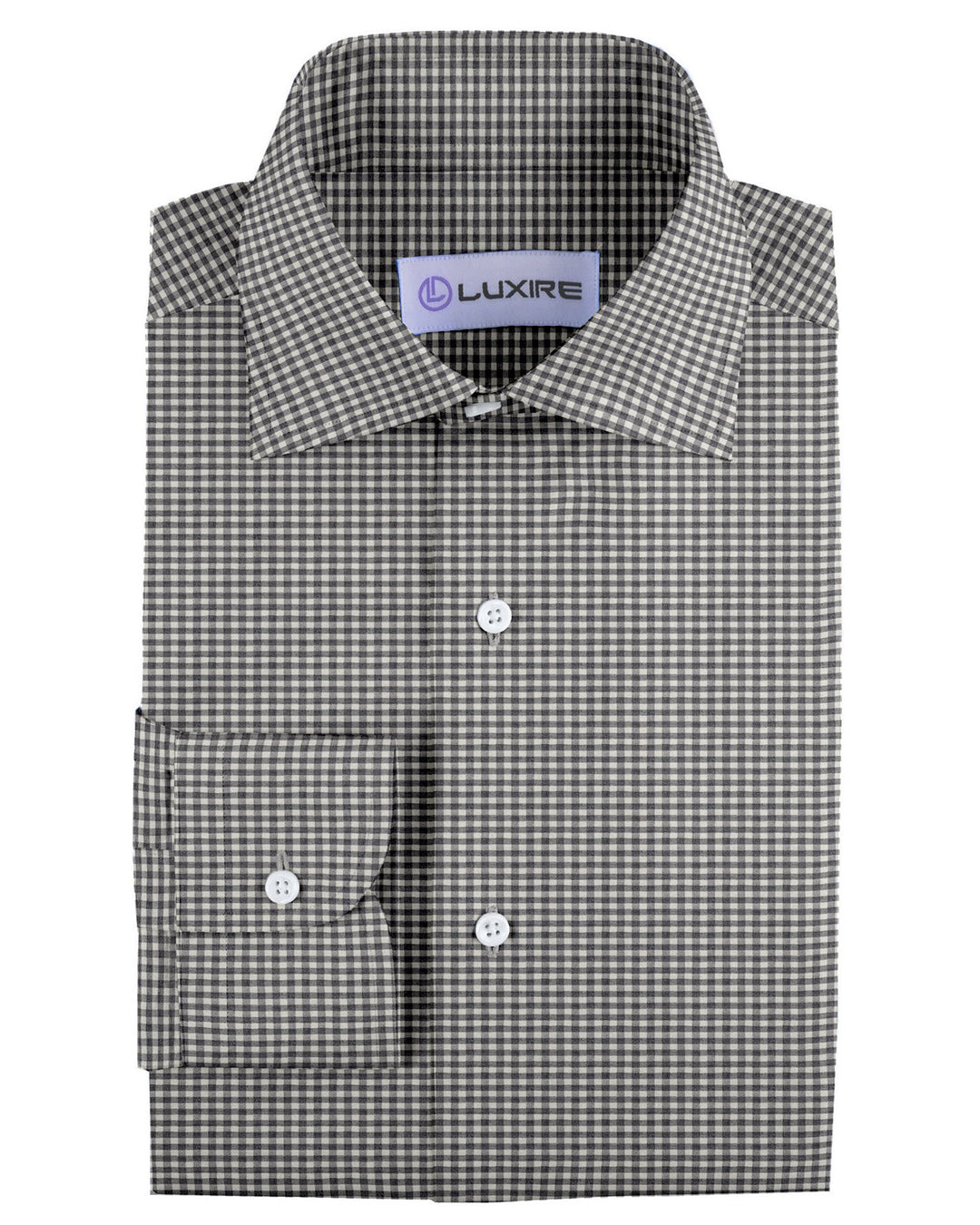 Albini: Grey Gingham - 1